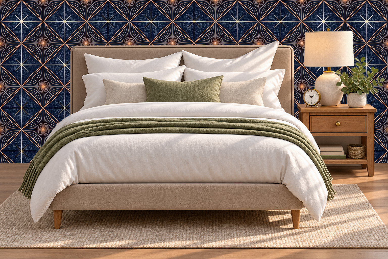 Design 489 — Bedroom — Pillow Close-up