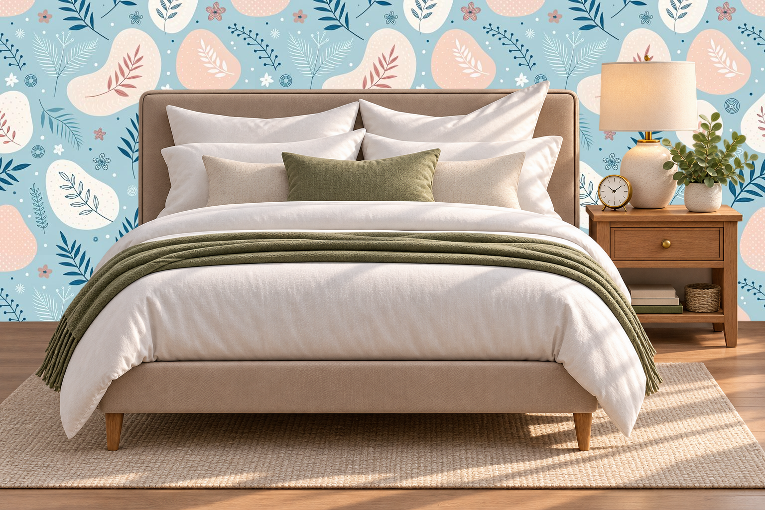 Design 371 — Bedroom — Pillow Close-up