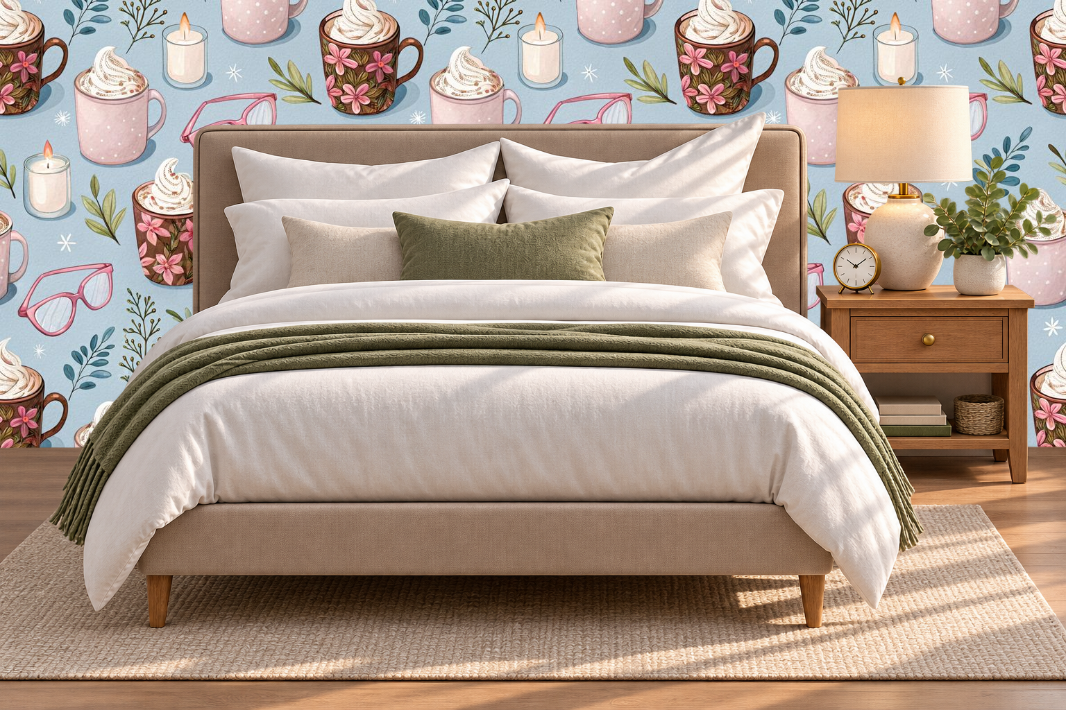 Design 454 — Bedroom — Pillow Close-up
