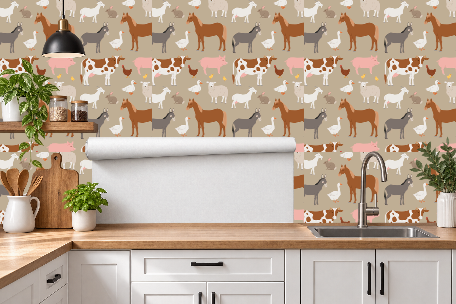 Design 42 — Roll — Kitchen Backsplash