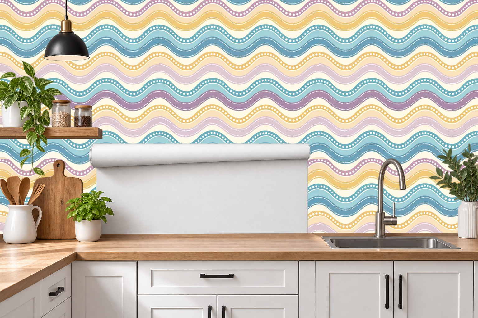 Design 390 — Roll — Kitchen Backsplash