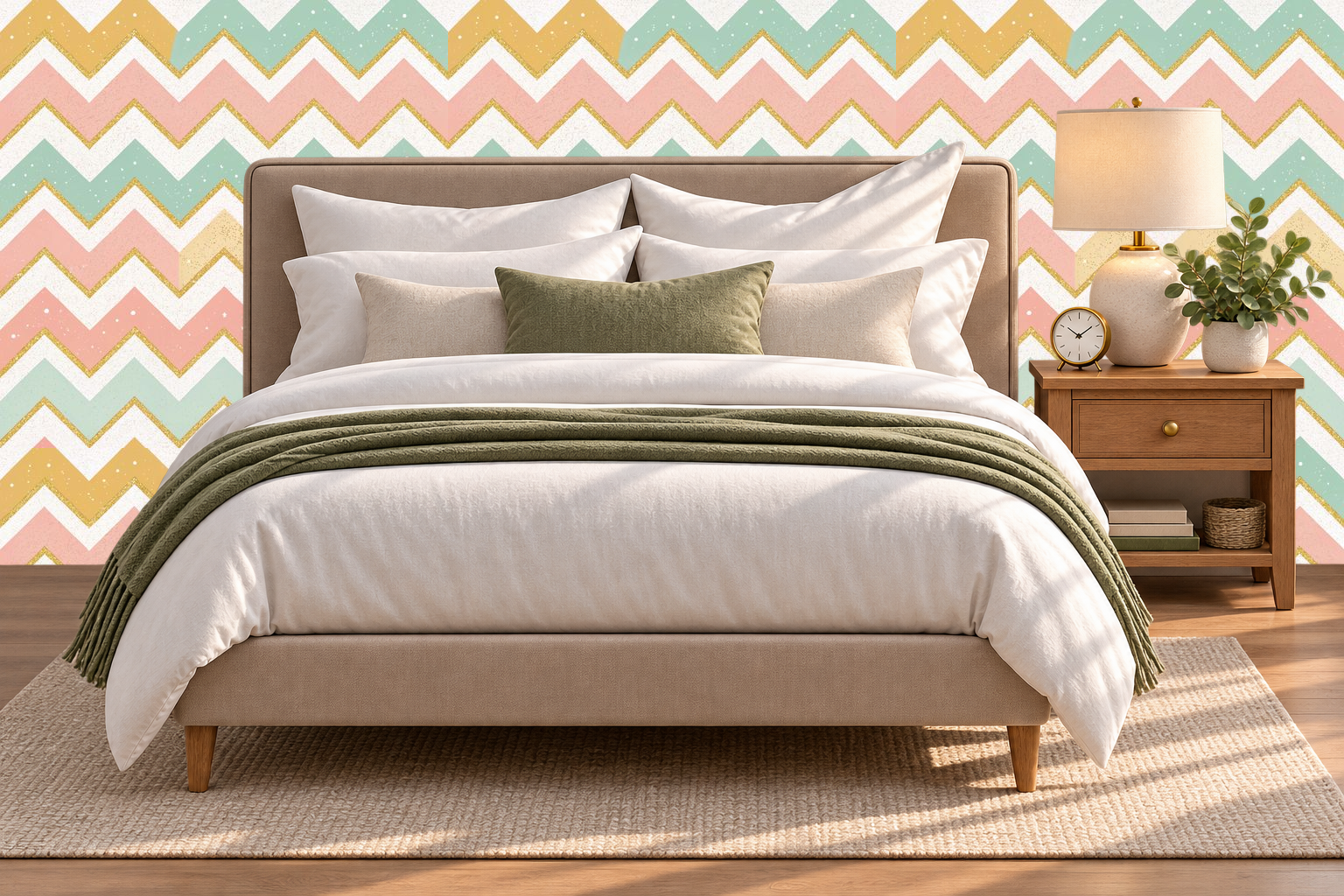 Design 416 — Bedroom — Pillow Close-up