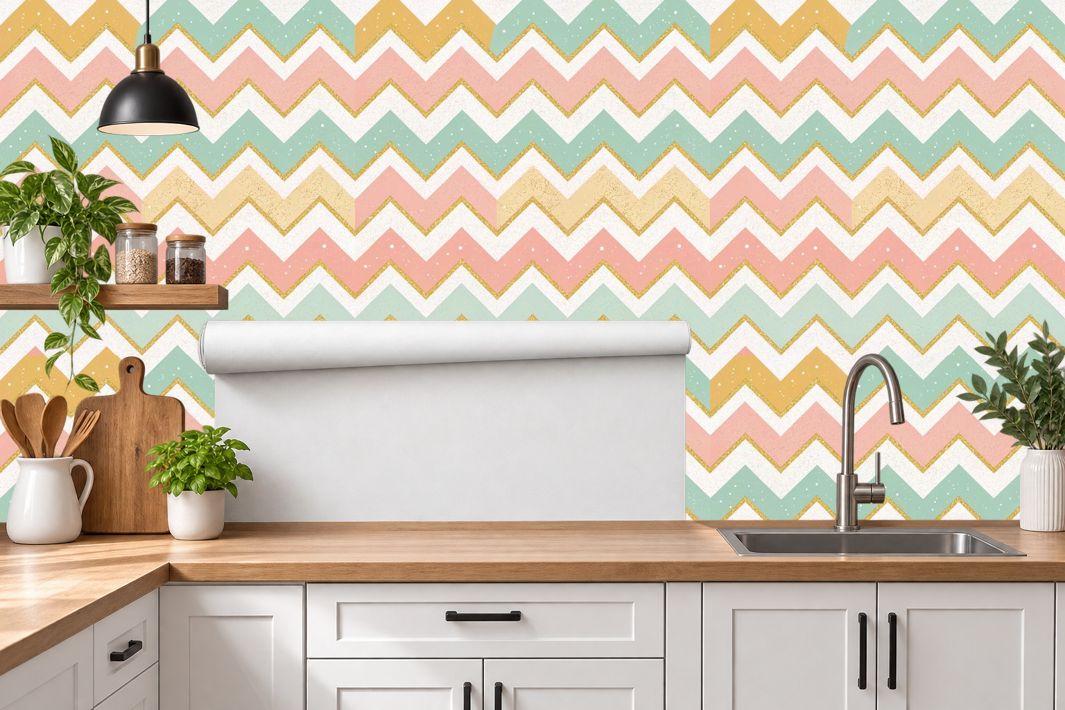 Design 416 — Roll — Kitchen Backsplash
