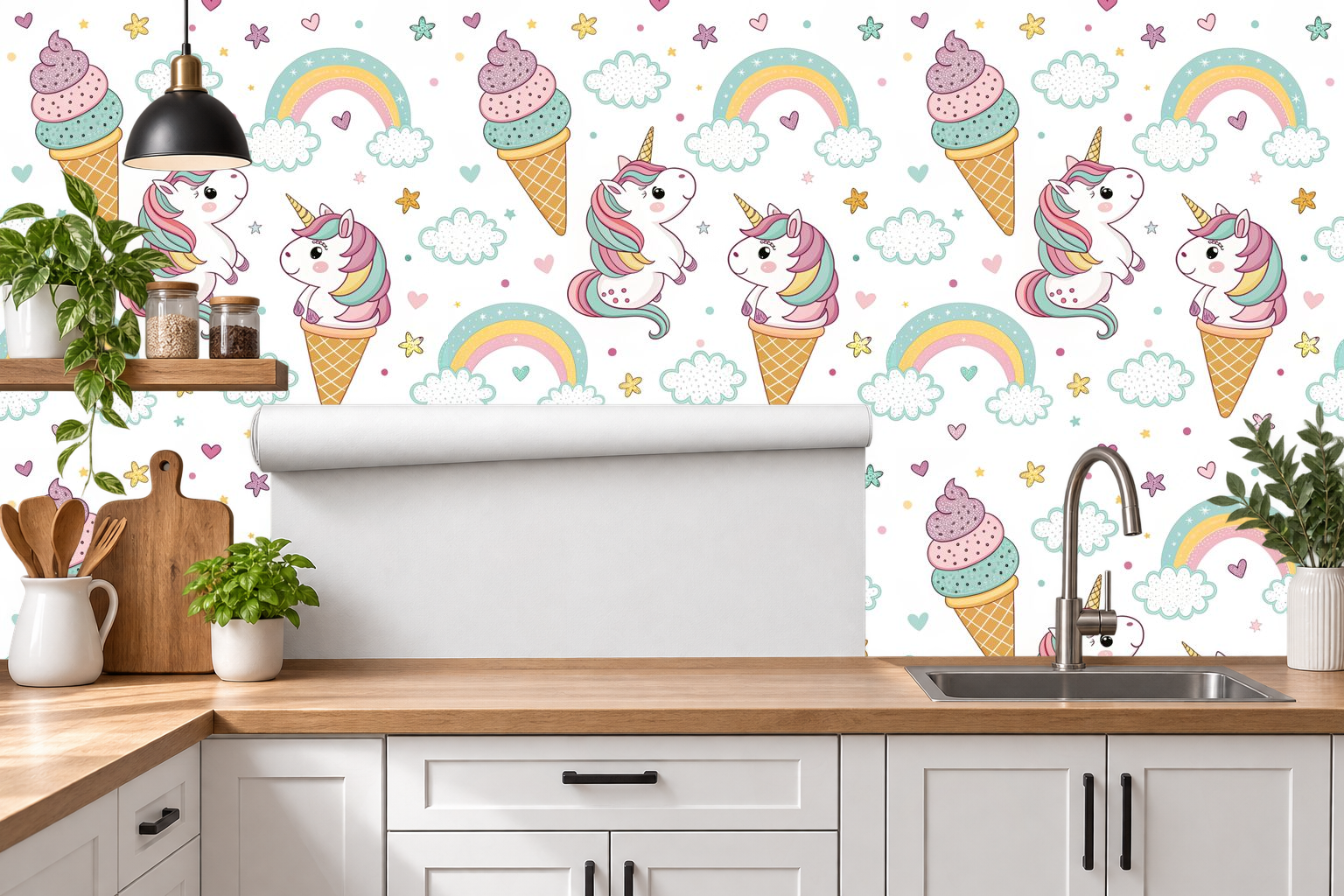 Design 299 — Roll — Kitchen Backsplash