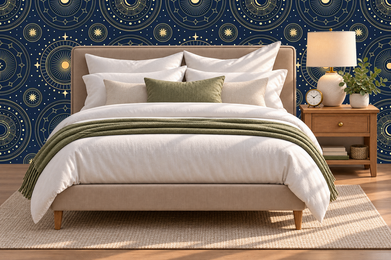 Design 498 — Bedroom — Pillow Close-up