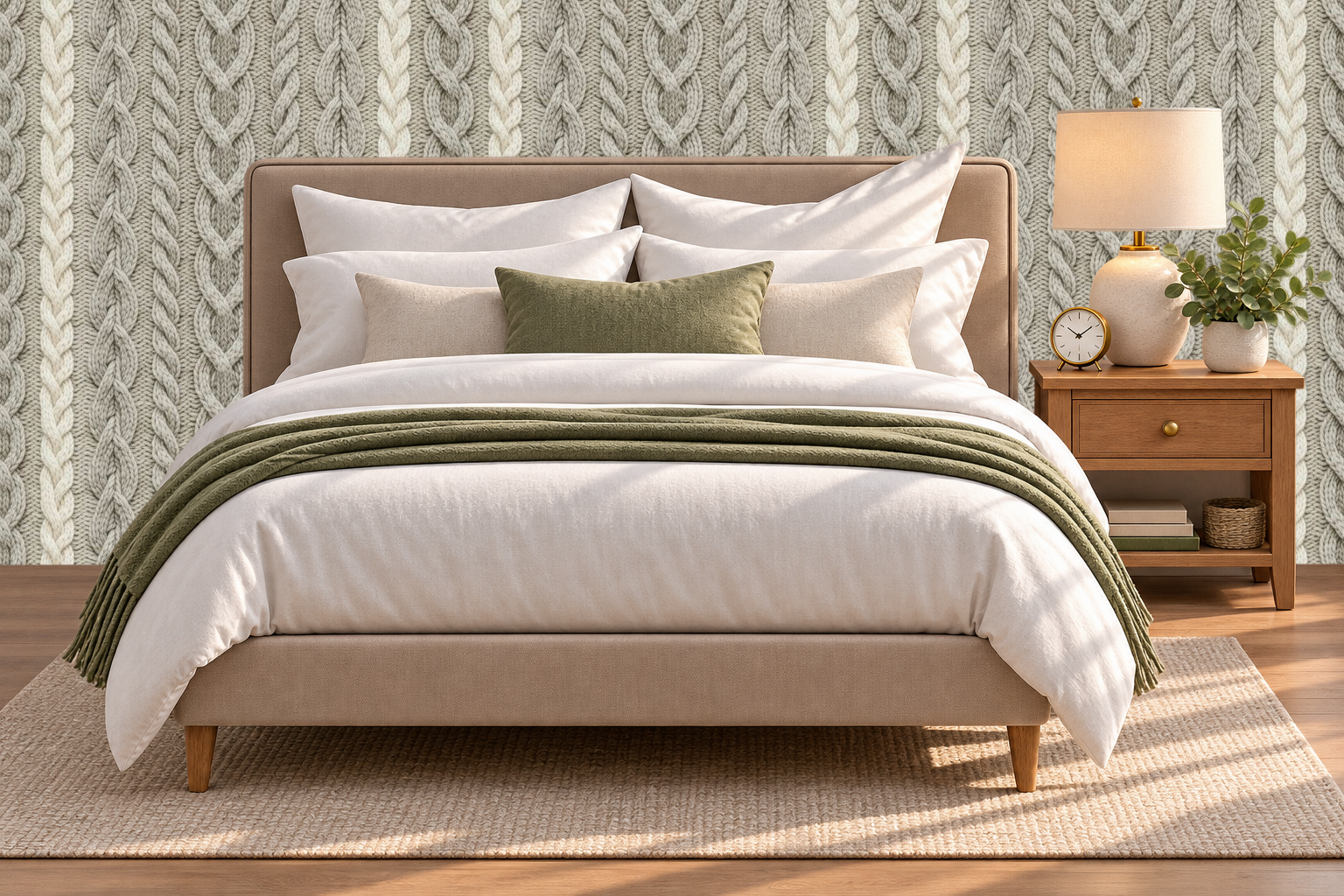 Design 606 — Bedroom — Pillow Close-up