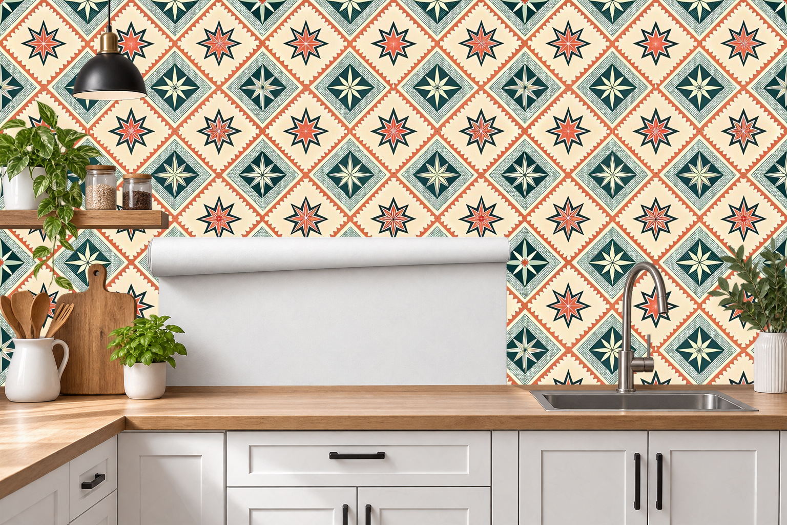 Design 162 — Roll — Kitchen Backsplash