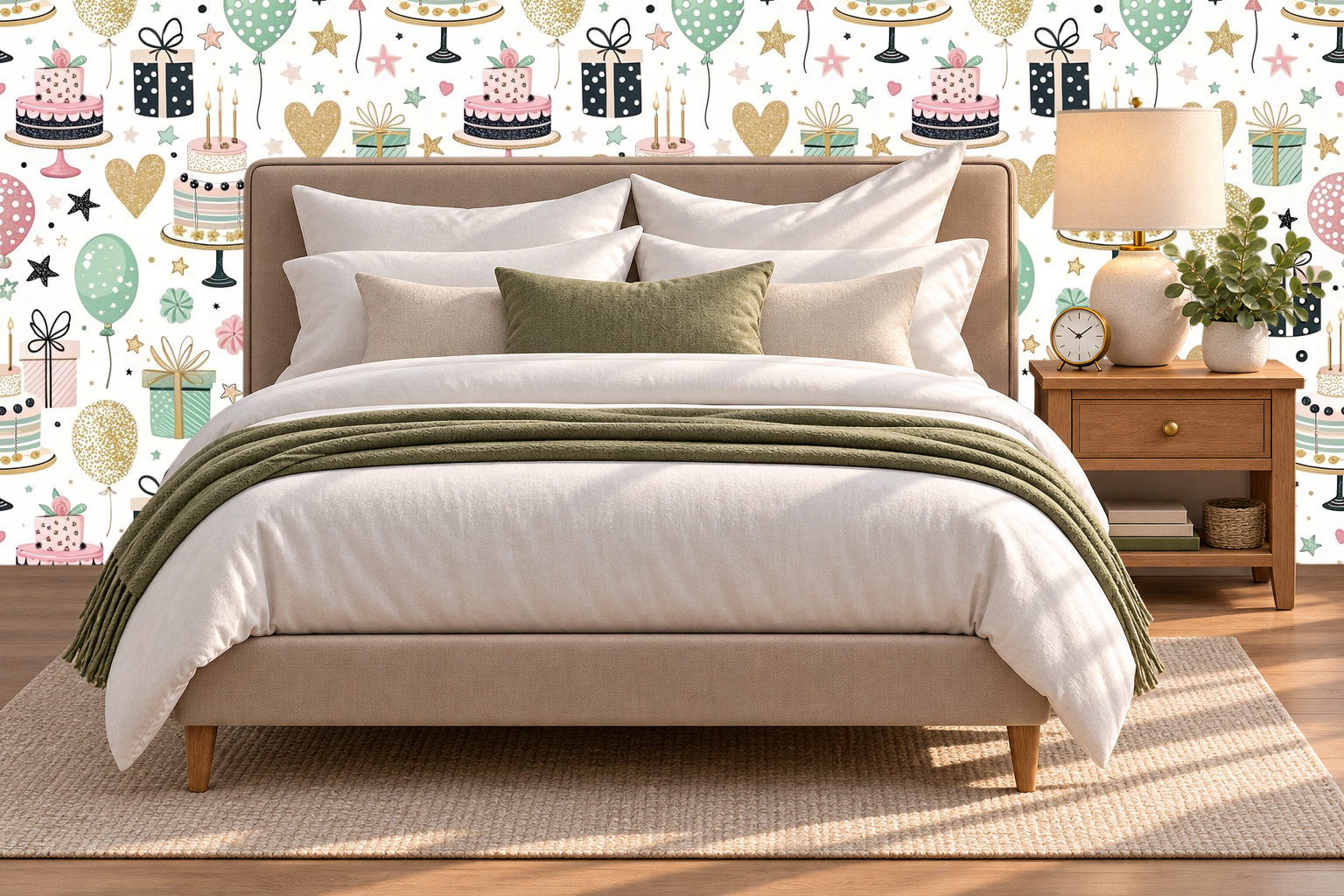 Design 407 — Bedroom — Pillow Close-up