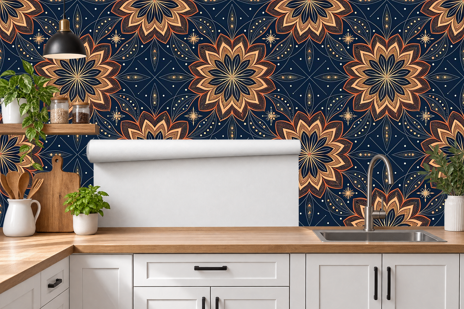 Design 491 — Roll — Kitchen Backsplash