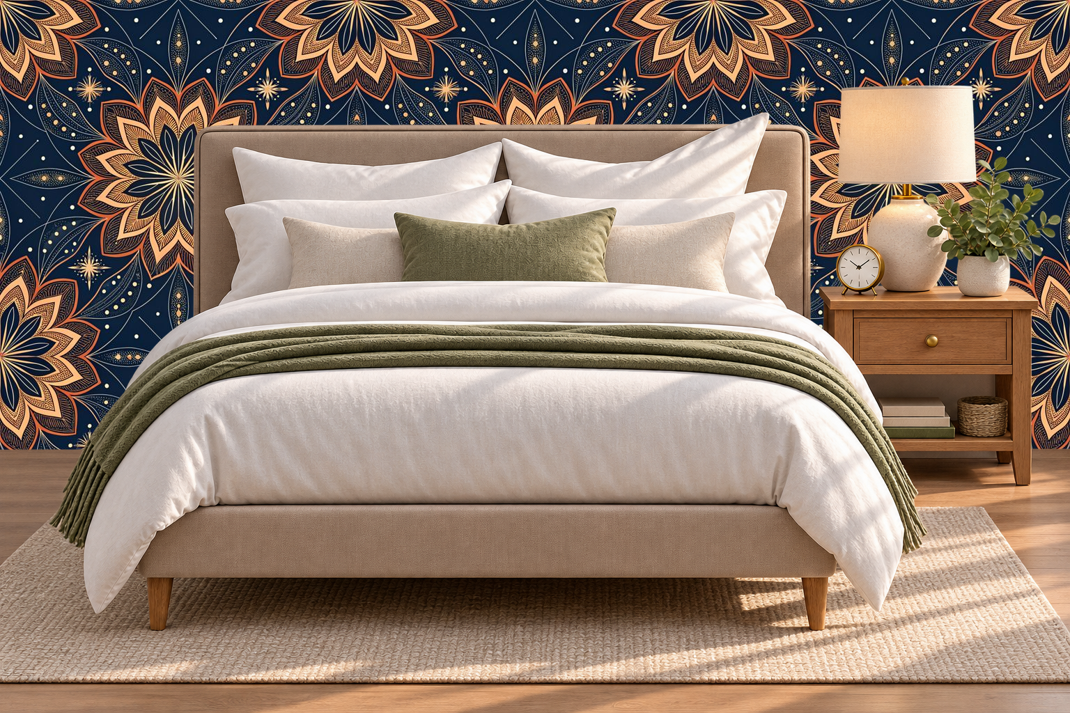 Design 491 — Bedroom — Pillow Close-up