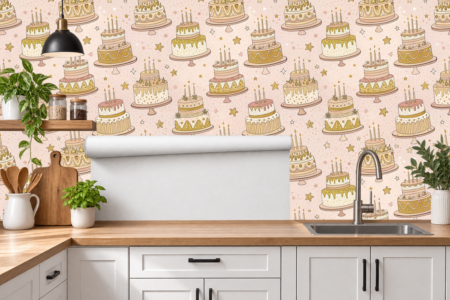 Design 409 — Roll — Kitchen Backsplash