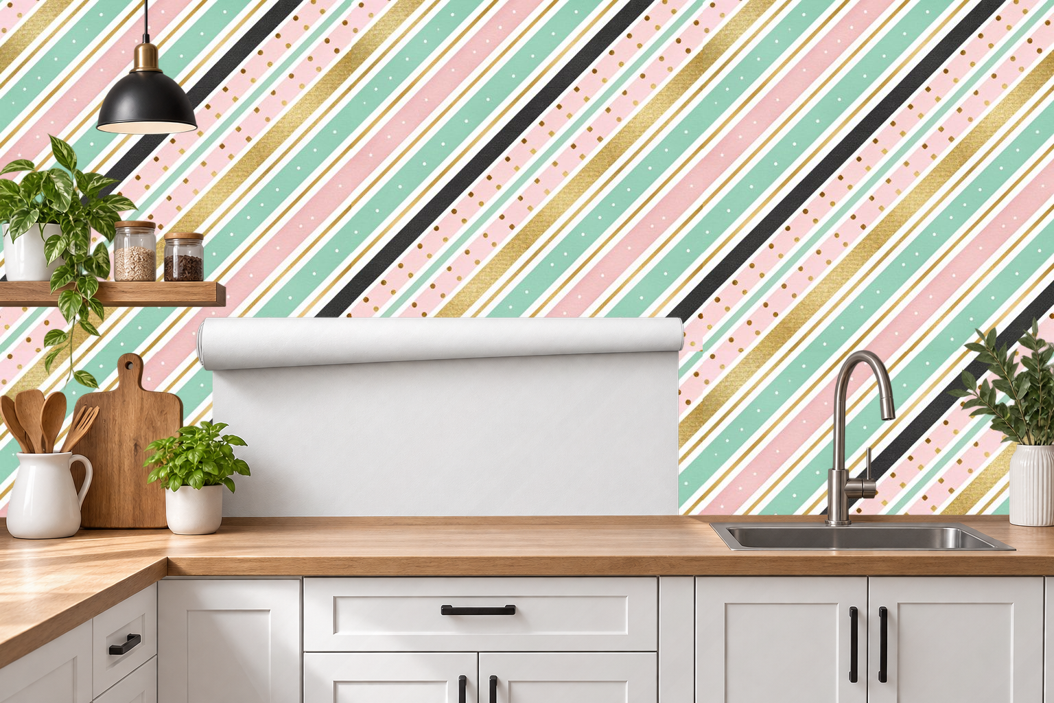 Design 431 — Roll — Kitchen Backsplash
