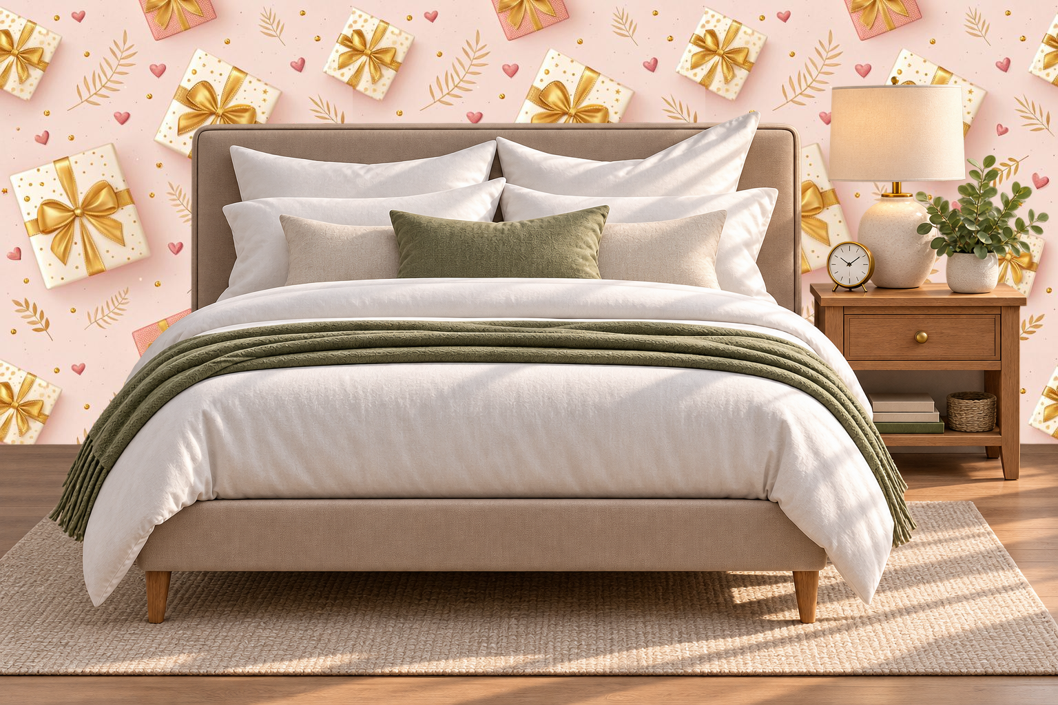 Design 429 — Bedroom — Pillow Close-up