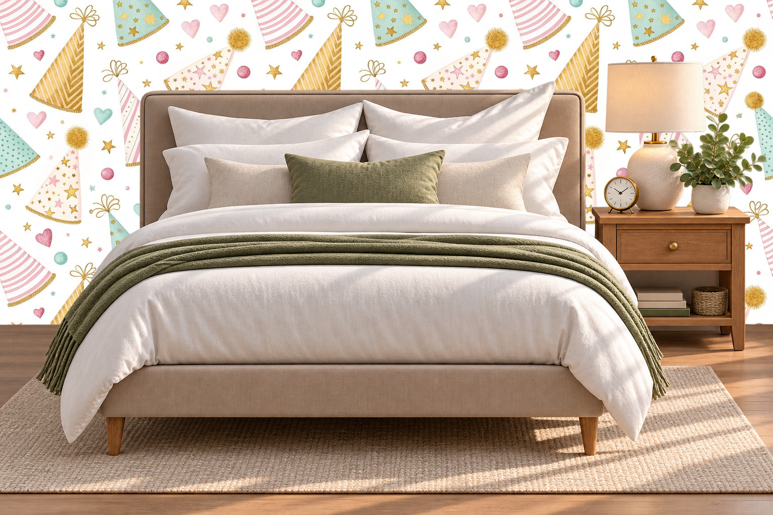Design 425 — Bedroom — Pillow Close-up