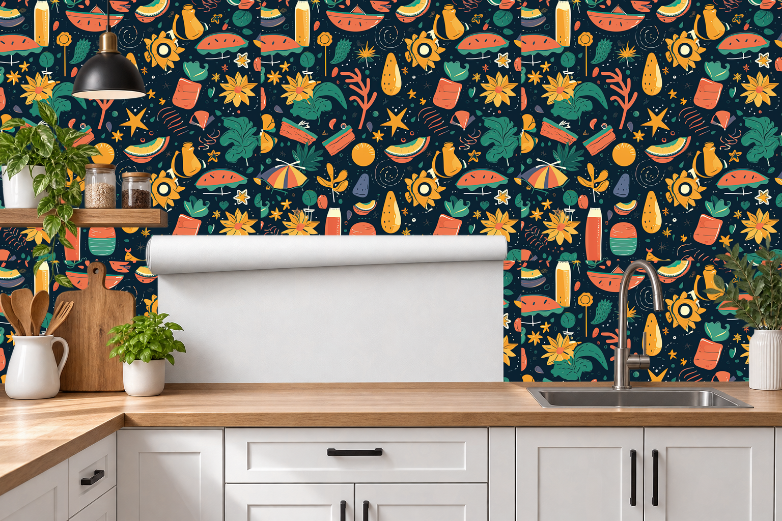 Design 96 — Roll — Kitchen Backsplash