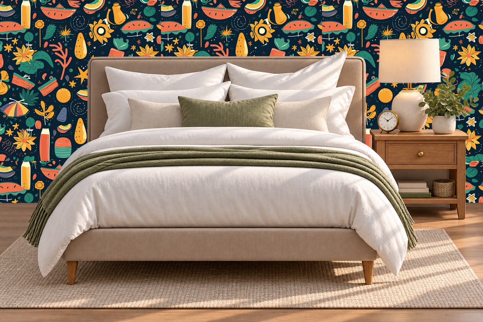 Design 96 — Bedroom — Pillow Close-up