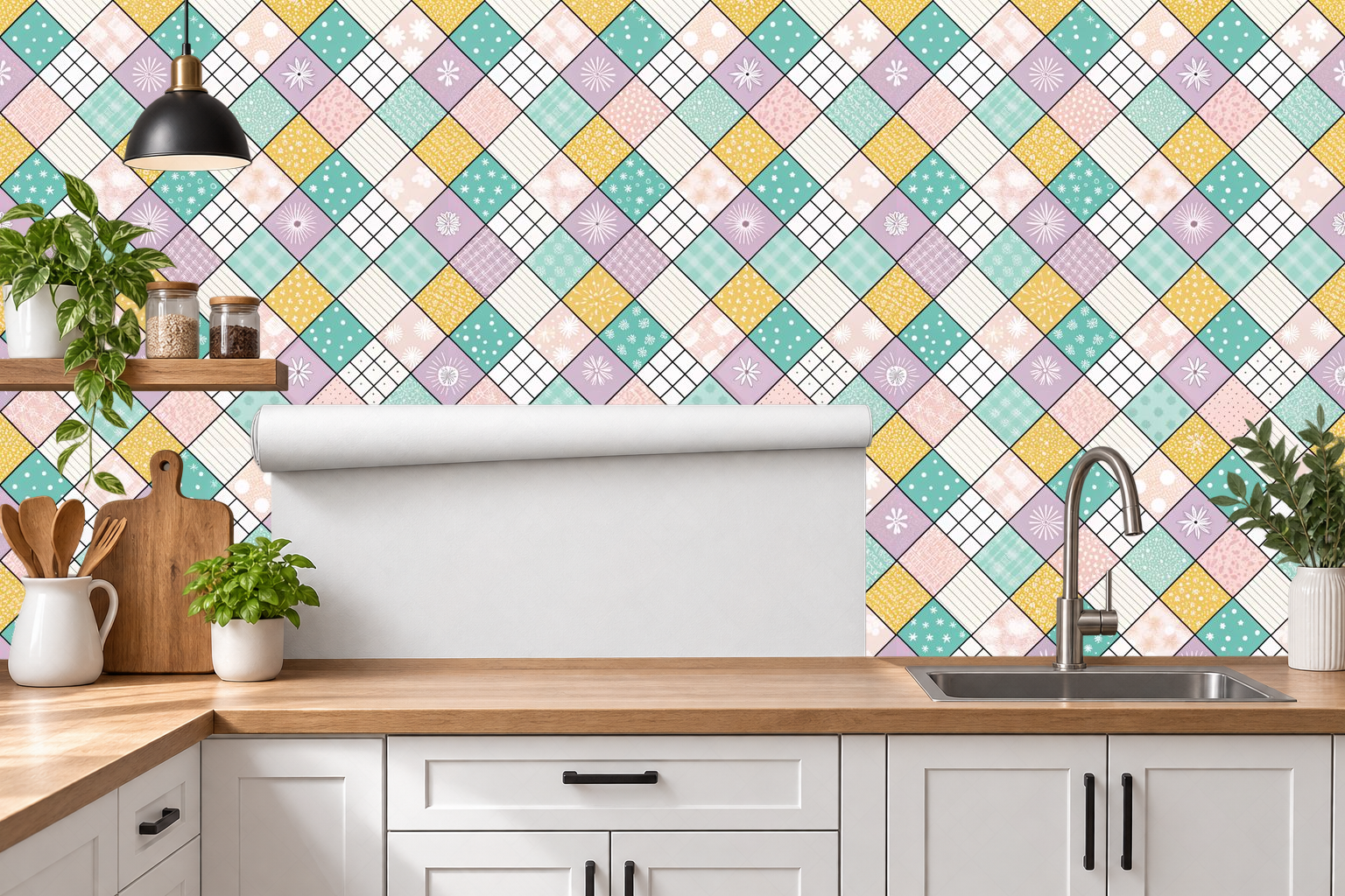 Design 388 — Roll — Kitchen Backsplash