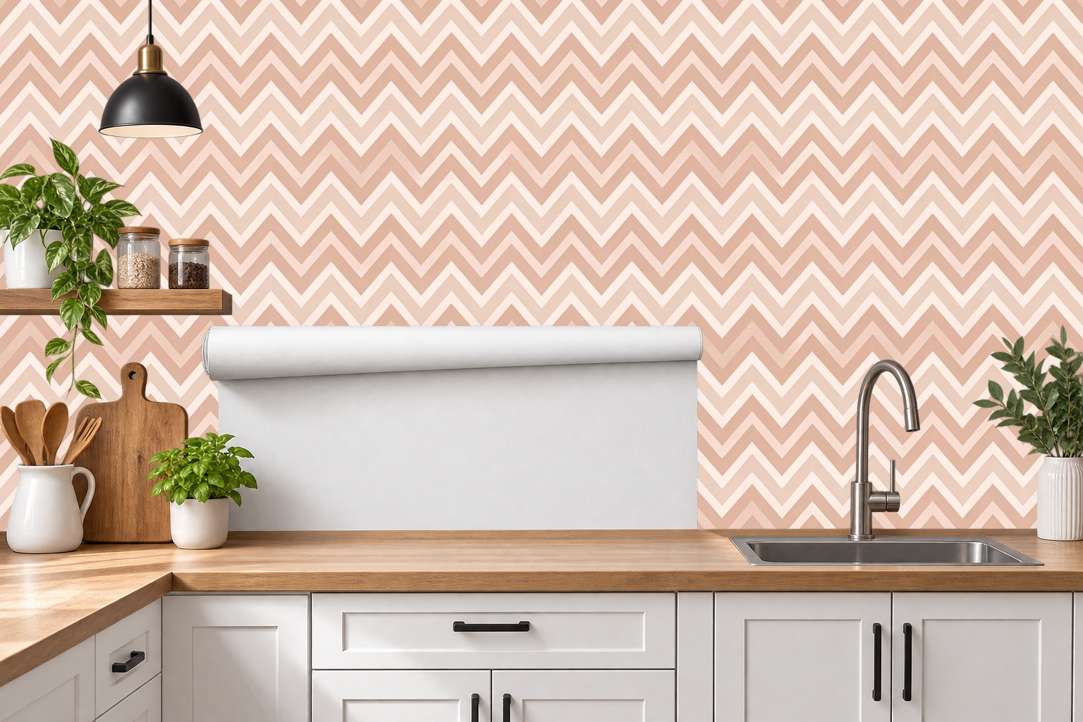 Design 709 — Roll — Kitchen Backsplash