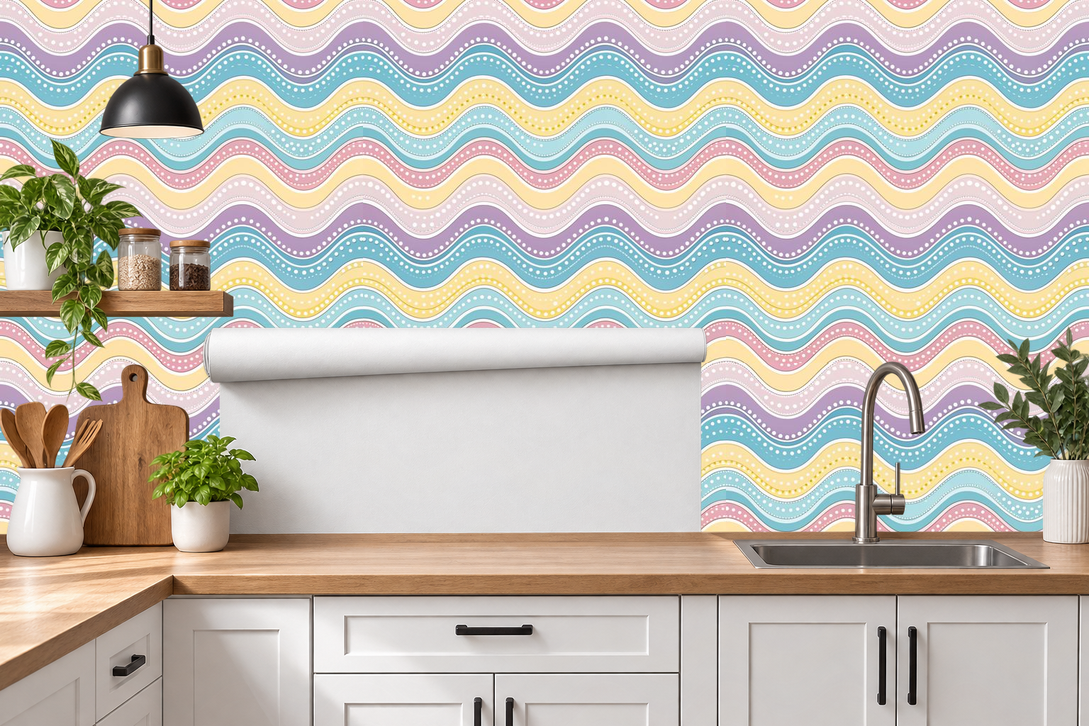 Design 389 — Roll — Kitchen Backsplash