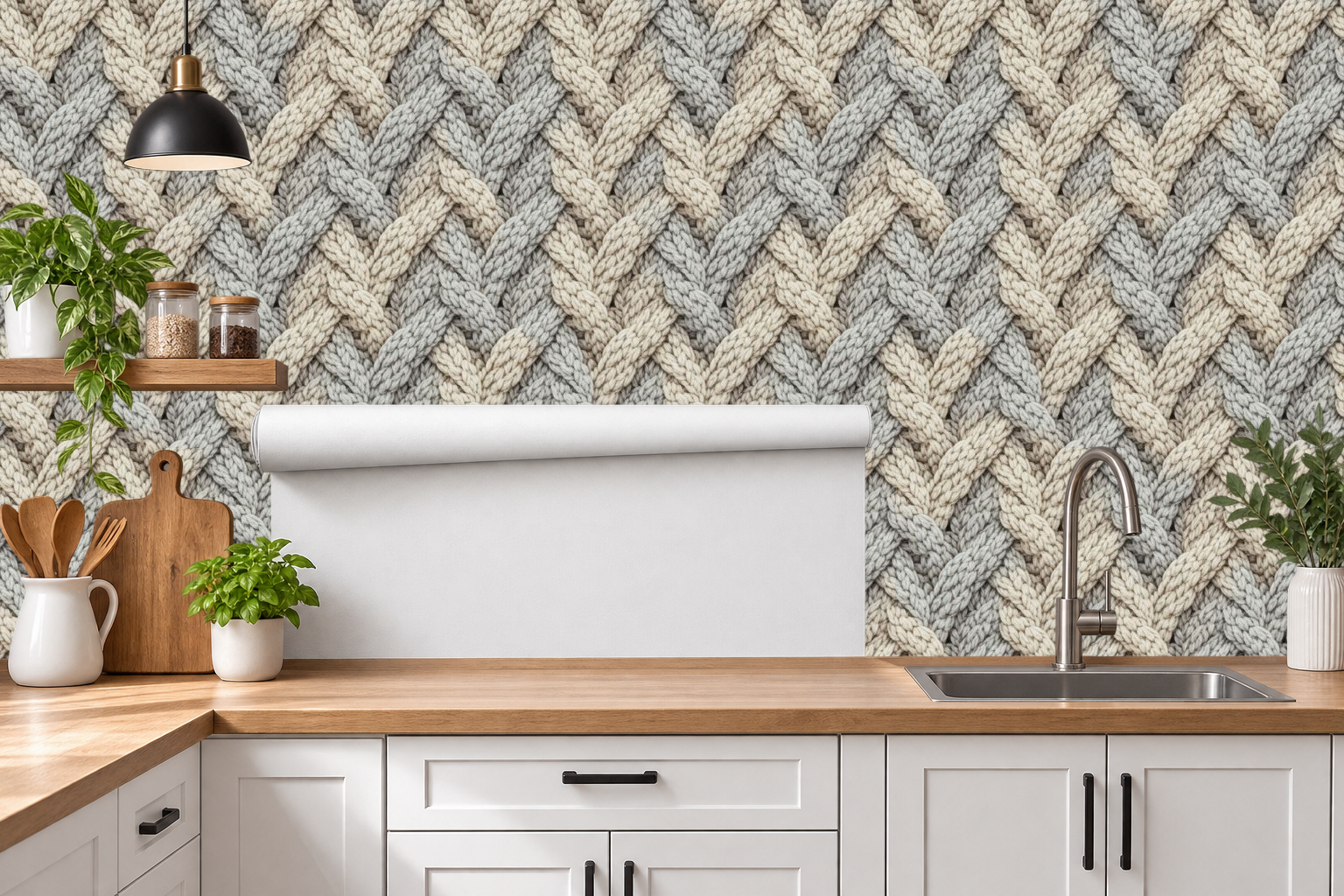 Design 609 — Roll — Kitchen Backsplash