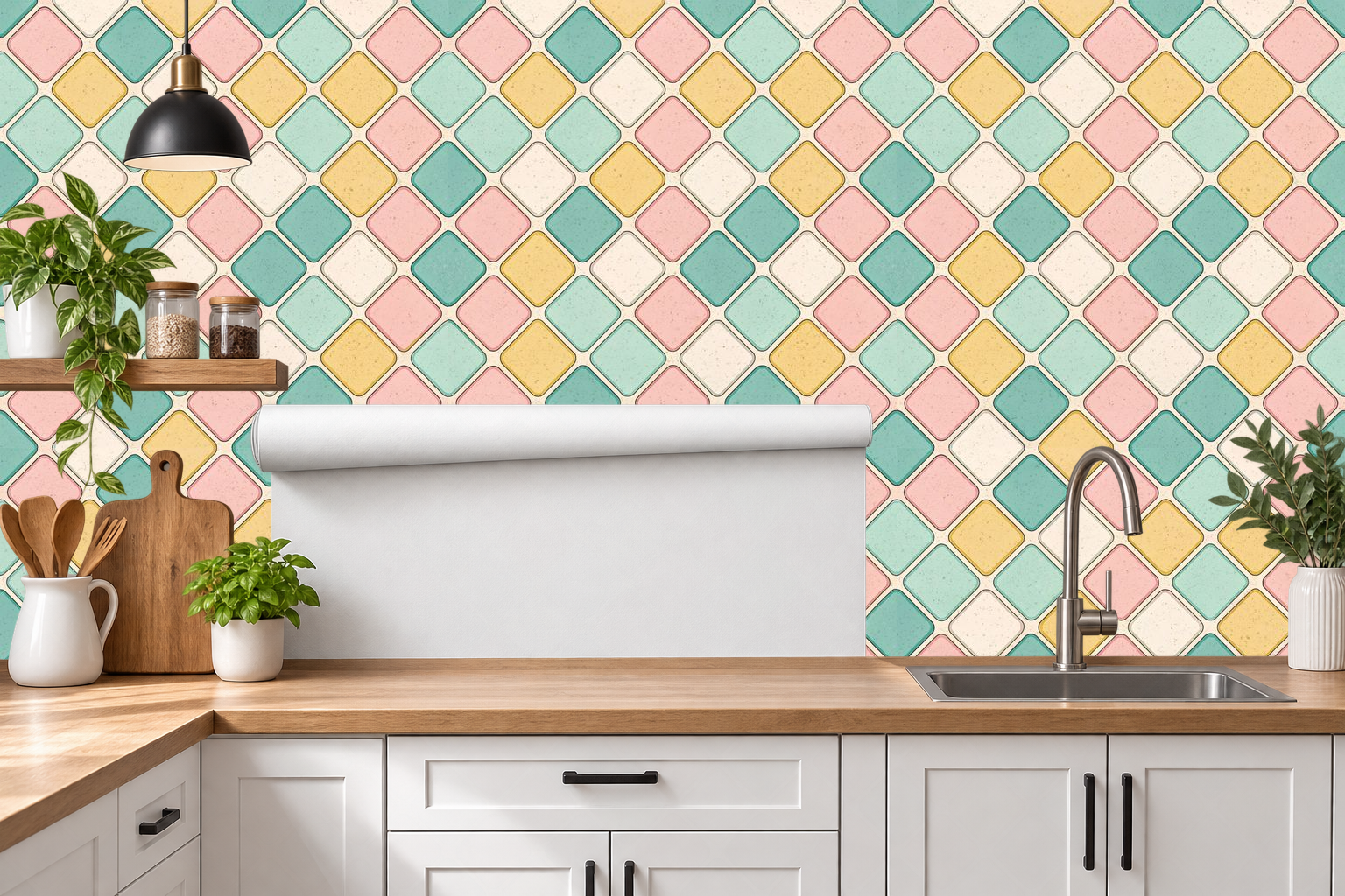 Design 393 — Roll — Kitchen Backsplash