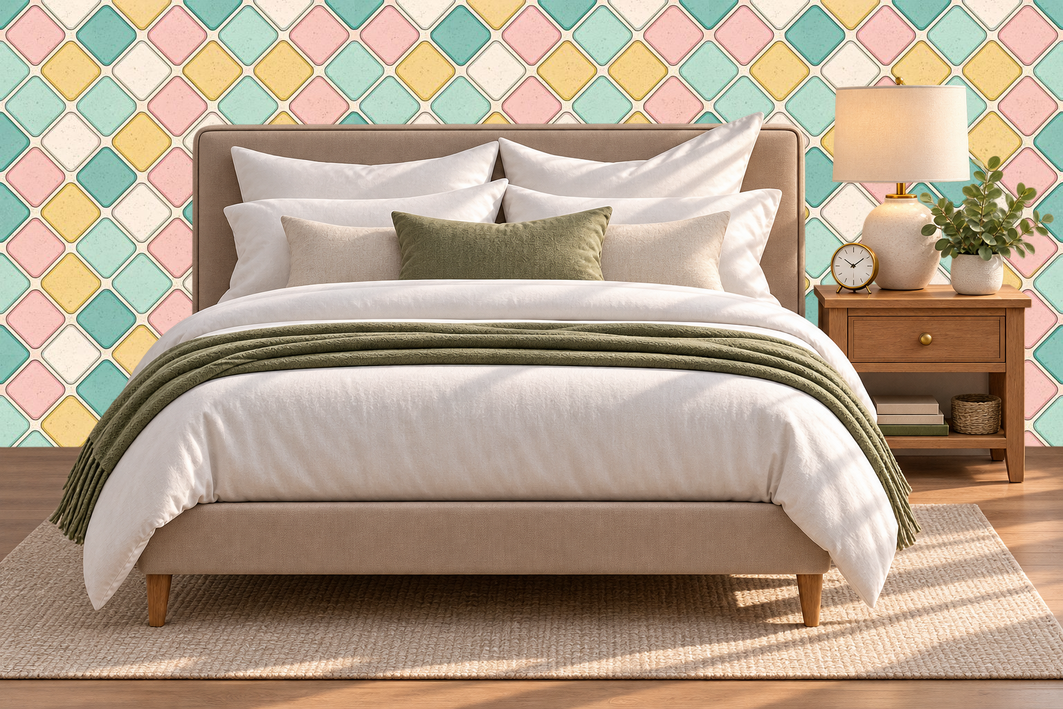 Design 393 — Bedroom — Pillow Close-up