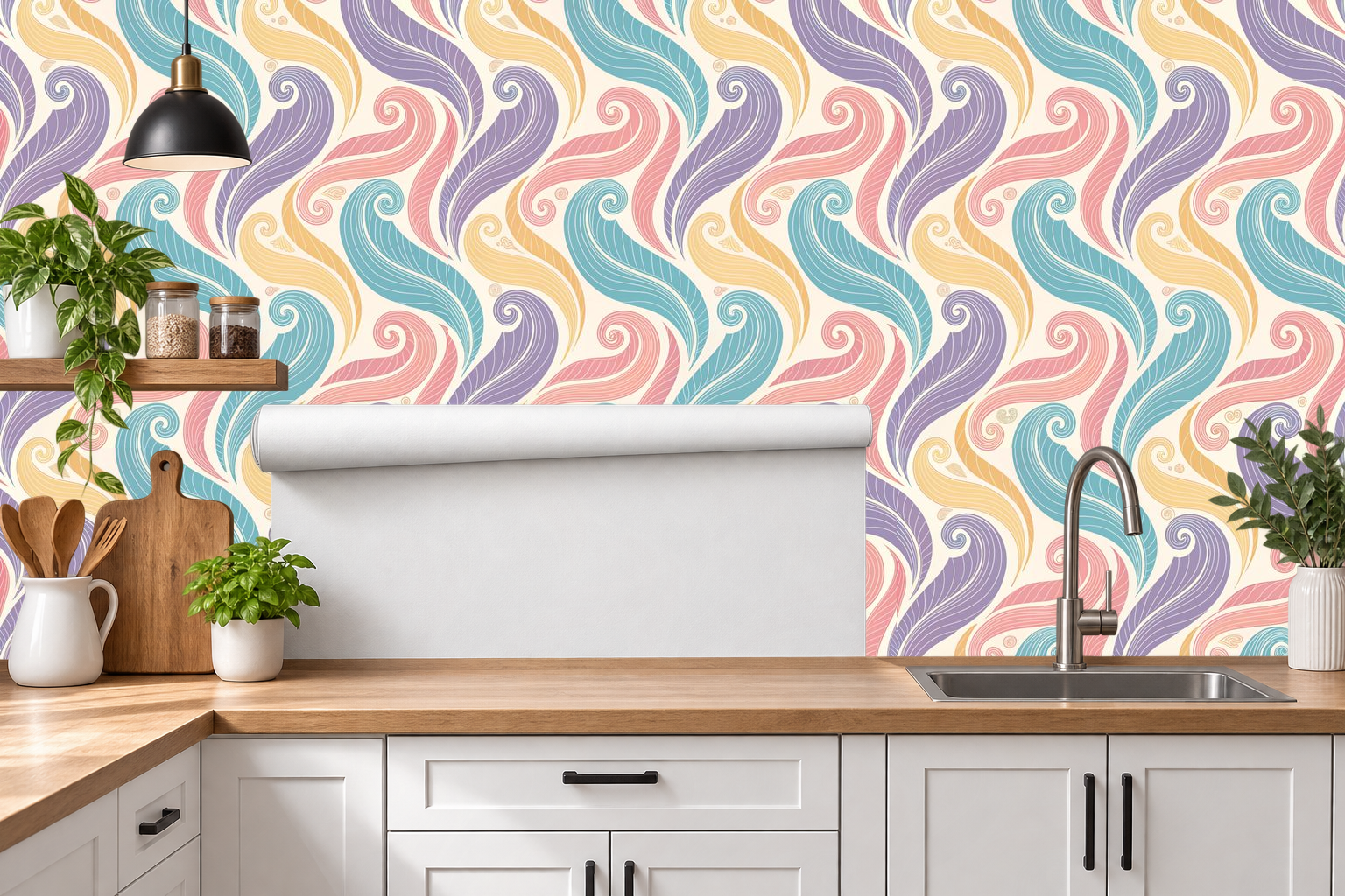 Design 378 — Roll — Kitchen Backsplash