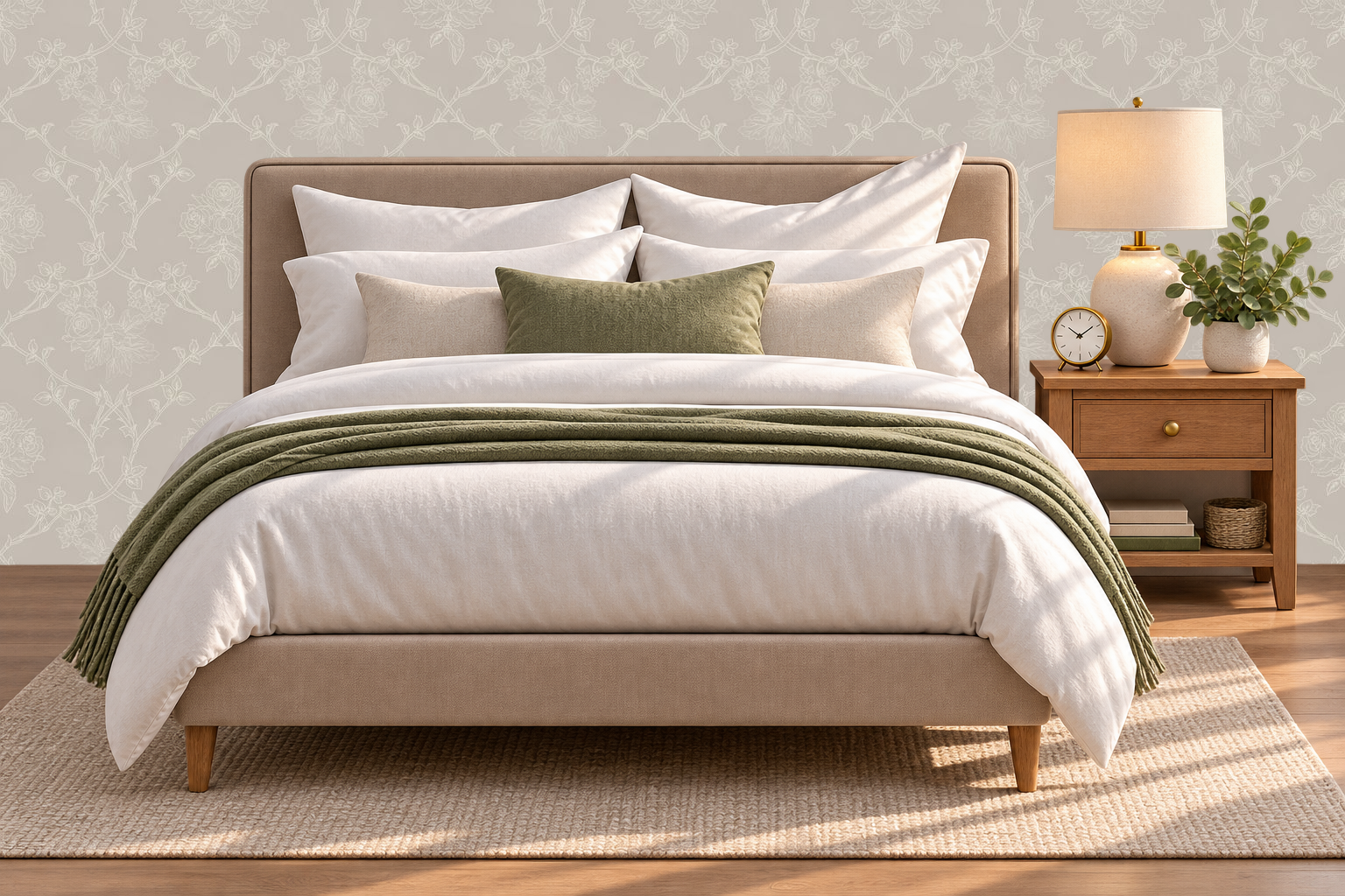 Design 185 — Bedroom — Pillow Close-up