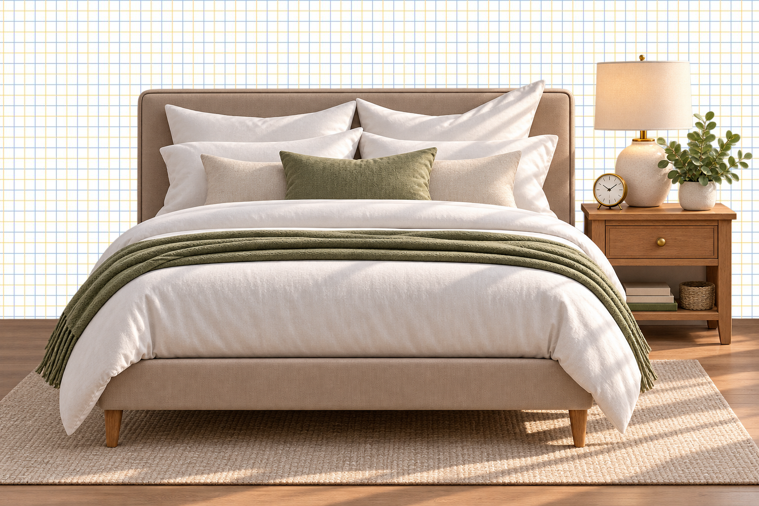 Design 638 — Bedroom — Pillow Close-up