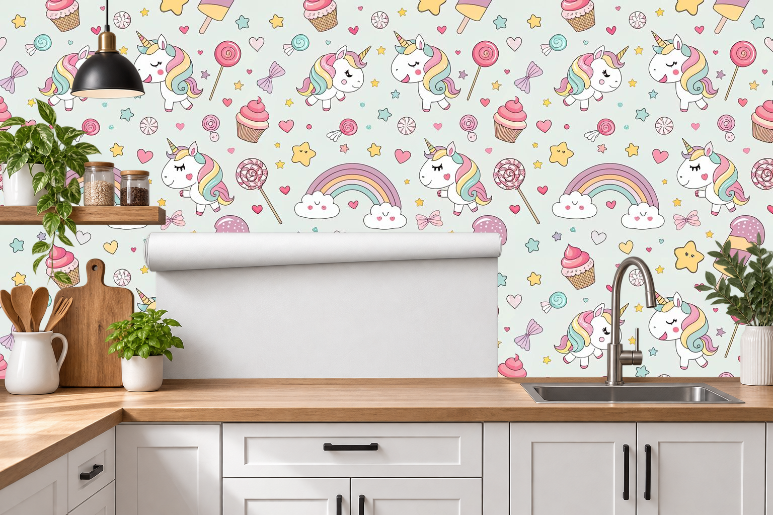 Design 314 — Roll — Kitchen Backsplash