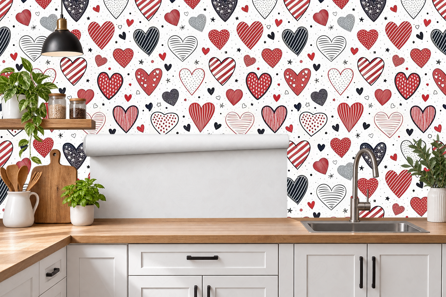 Design 513 — Roll — Kitchen Backsplash