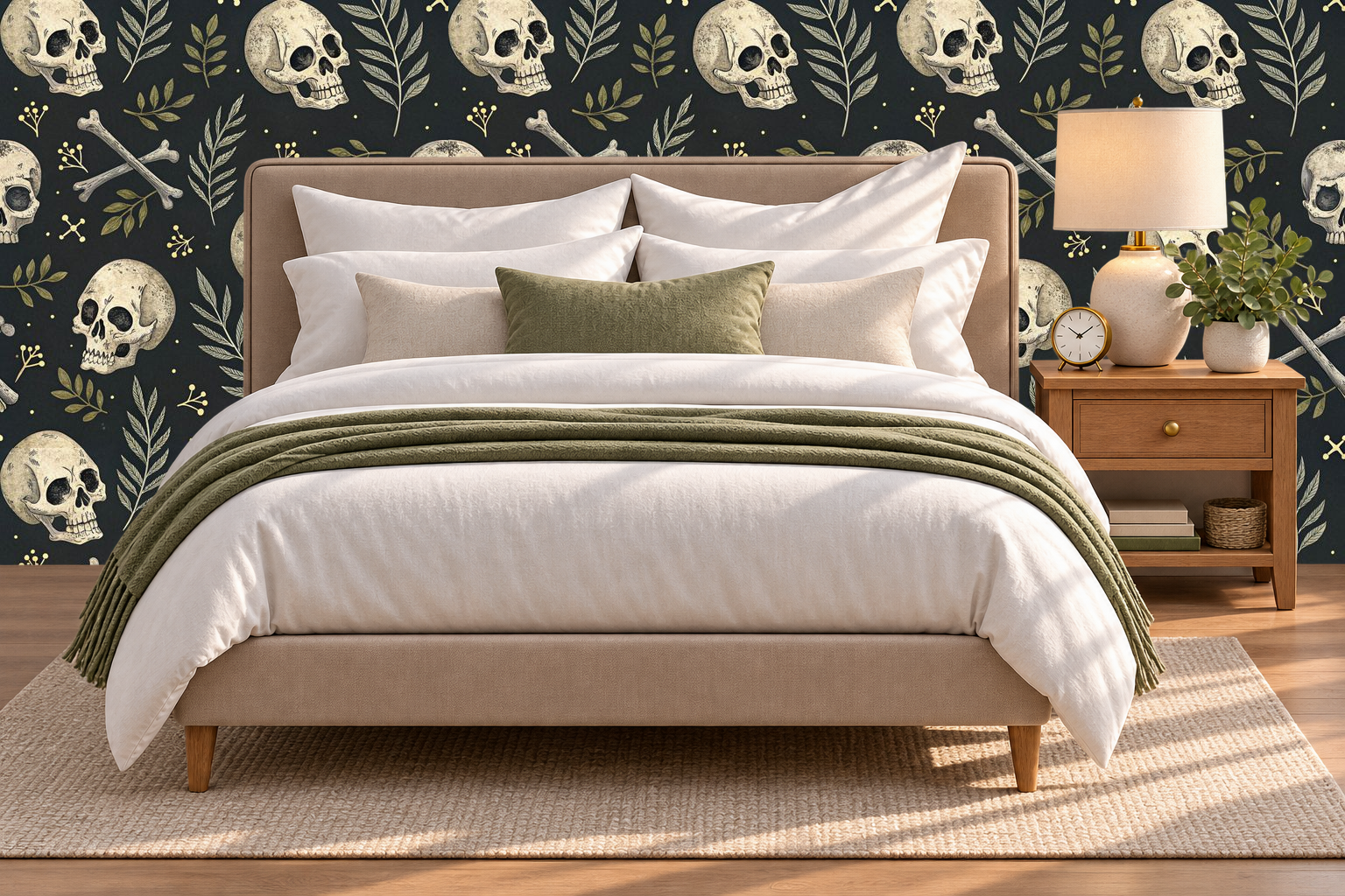 Design 203 — Bedroom — Pillow Close-up