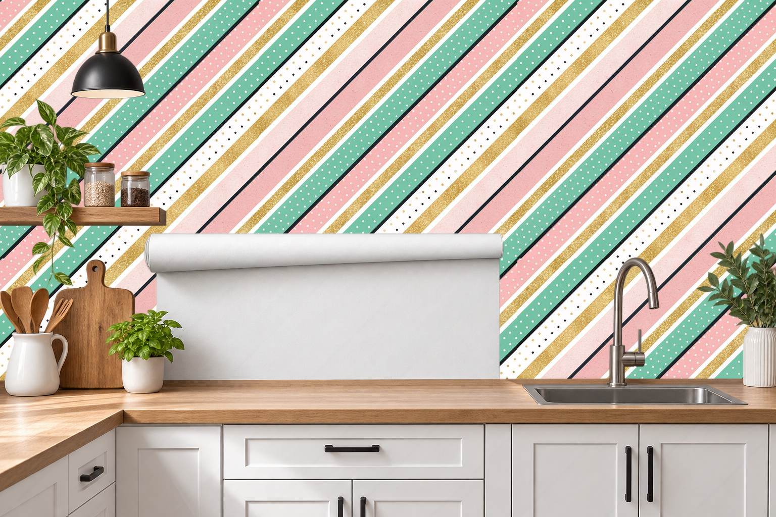 Design 415 — Roll — Kitchen Backsplash