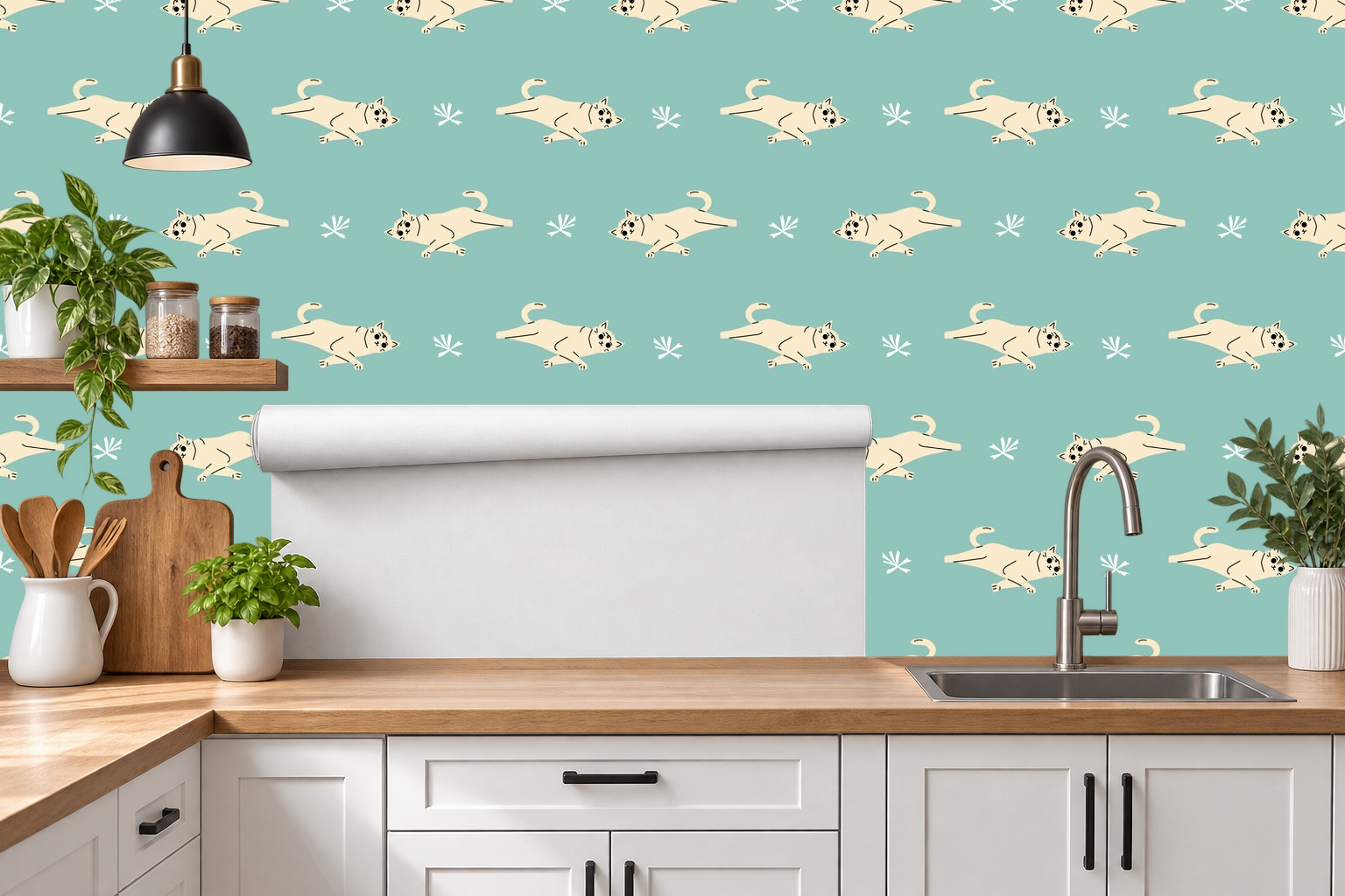 Design 722 — Roll — Kitchen Backsplash