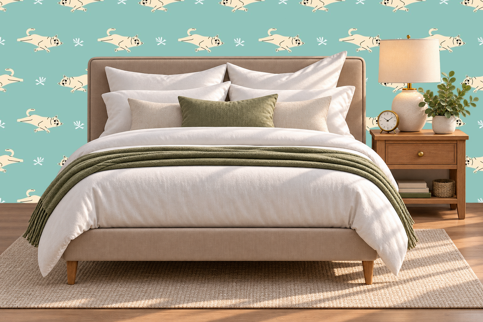 Design 722 — Bedroom — Pillow Close-up