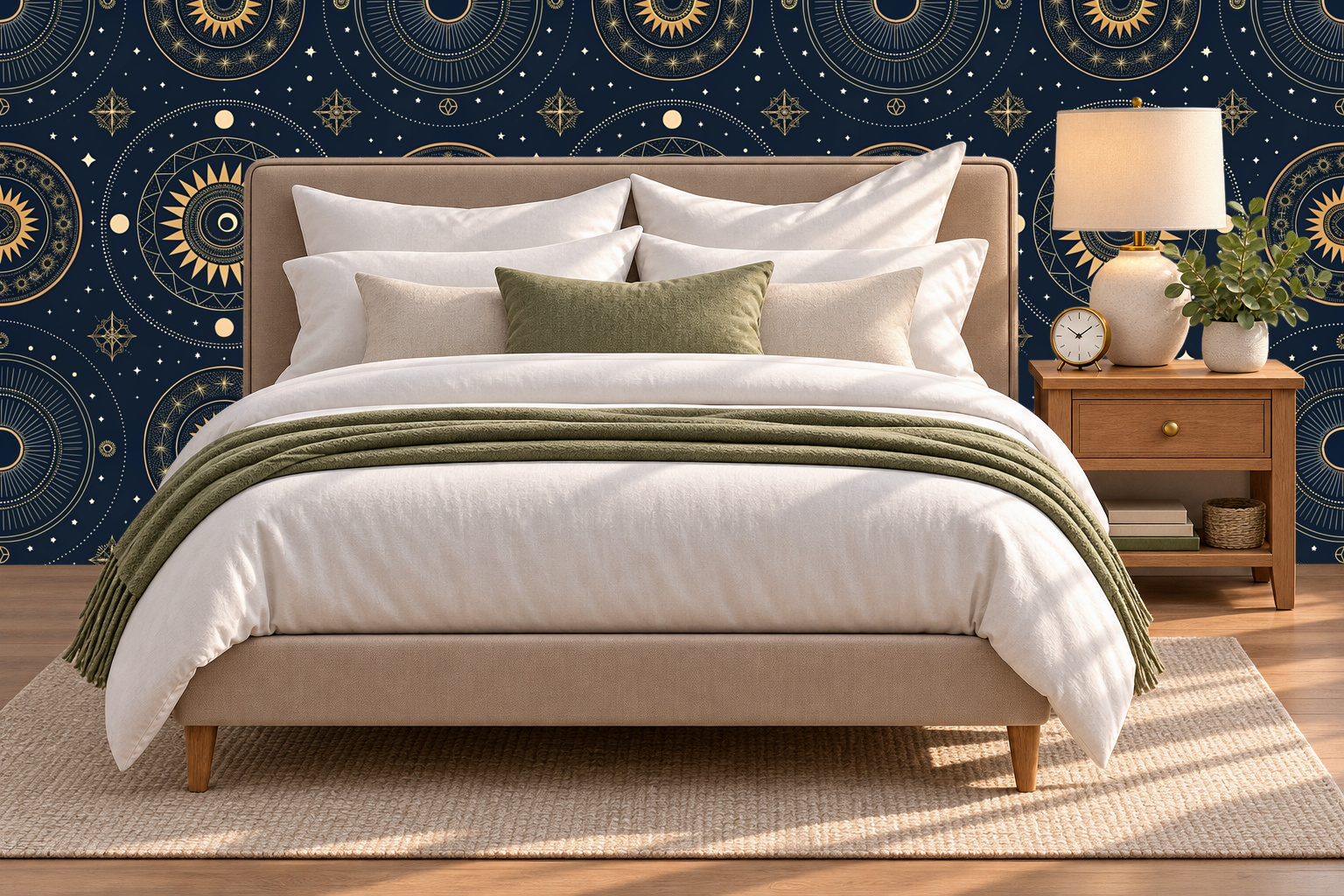 Design 482 — Bedroom — Pillow Close-up