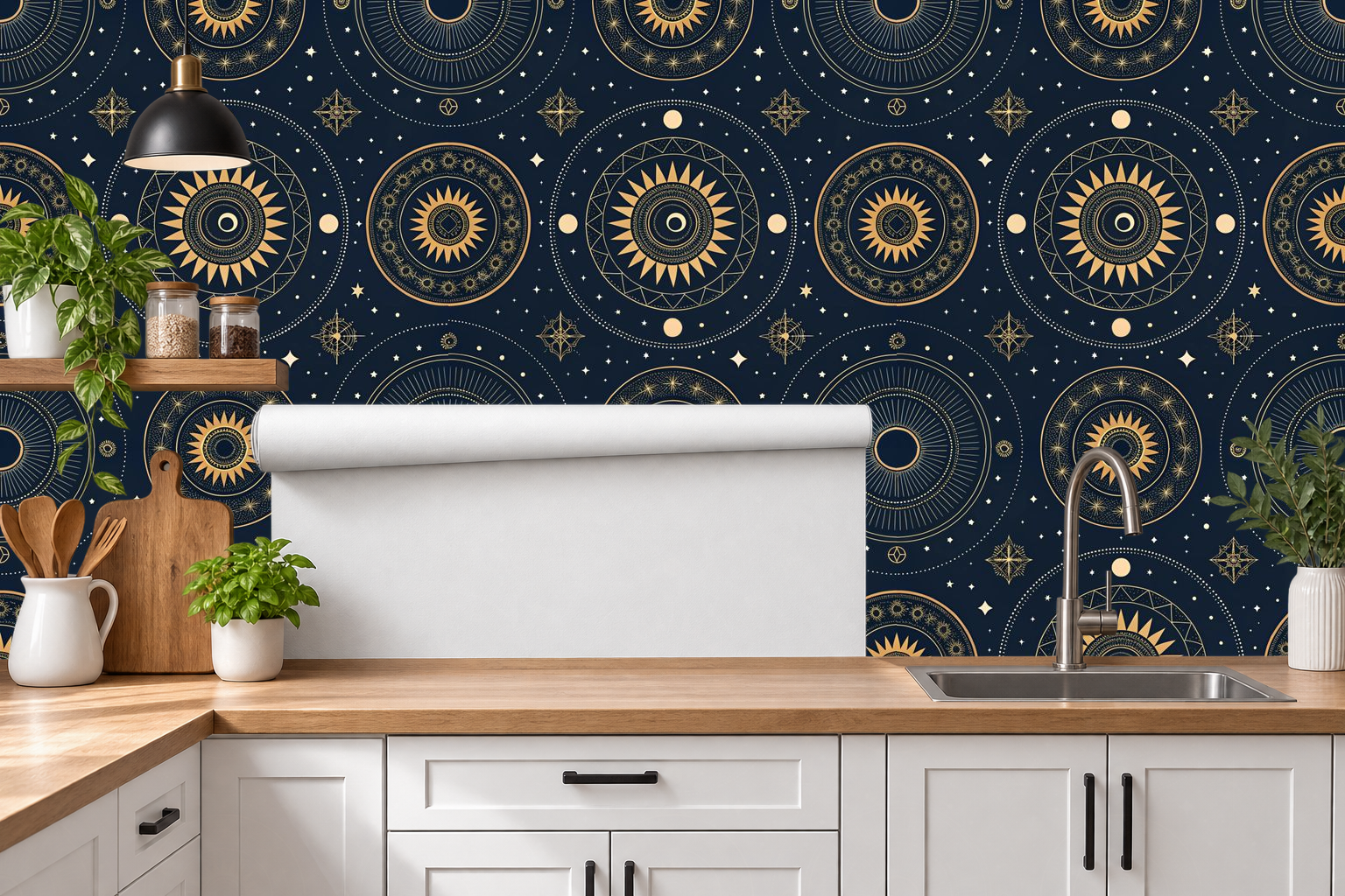 Design 482 — Roll — Kitchen Backsplash
