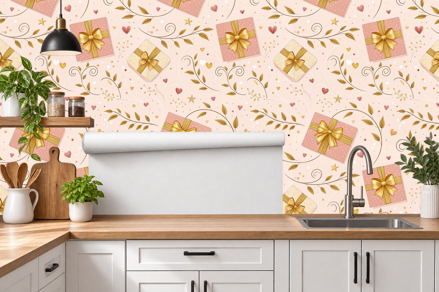 Design 414 — Roll — Kitchen Backsplash