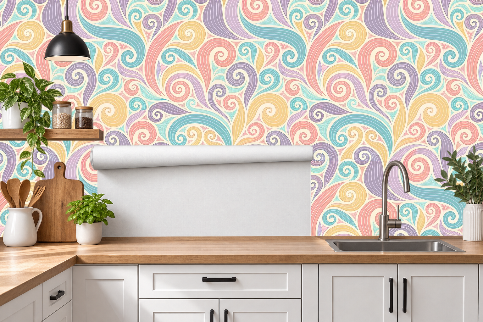 Design 396 — Roll — Kitchen Backsplash