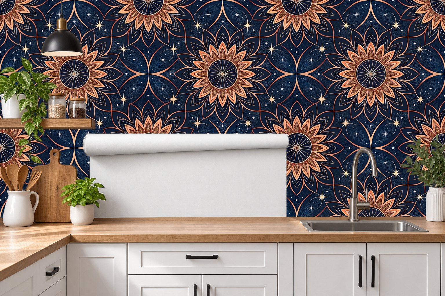 Design 496 — Roll — Kitchen Backsplash
