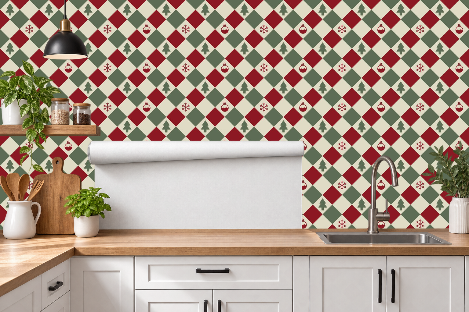 Design 628 — Roll — Kitchen Backsplash