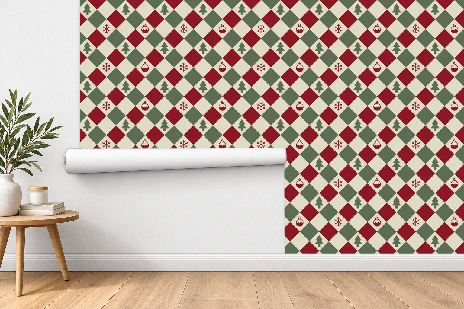 Design 628 — Roll on Wall — Corner