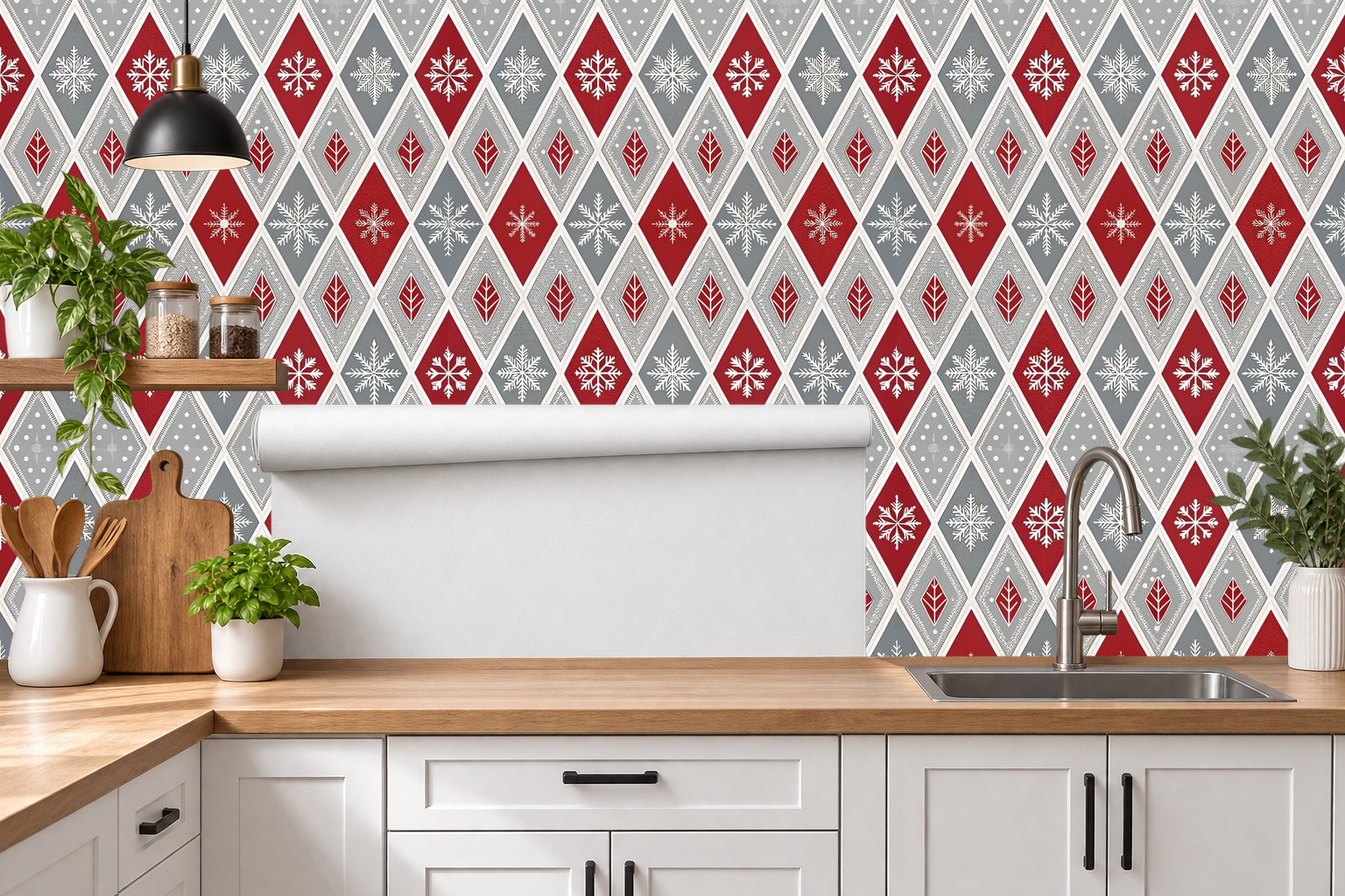 Design 268 — Roll — Kitchen Backsplash
