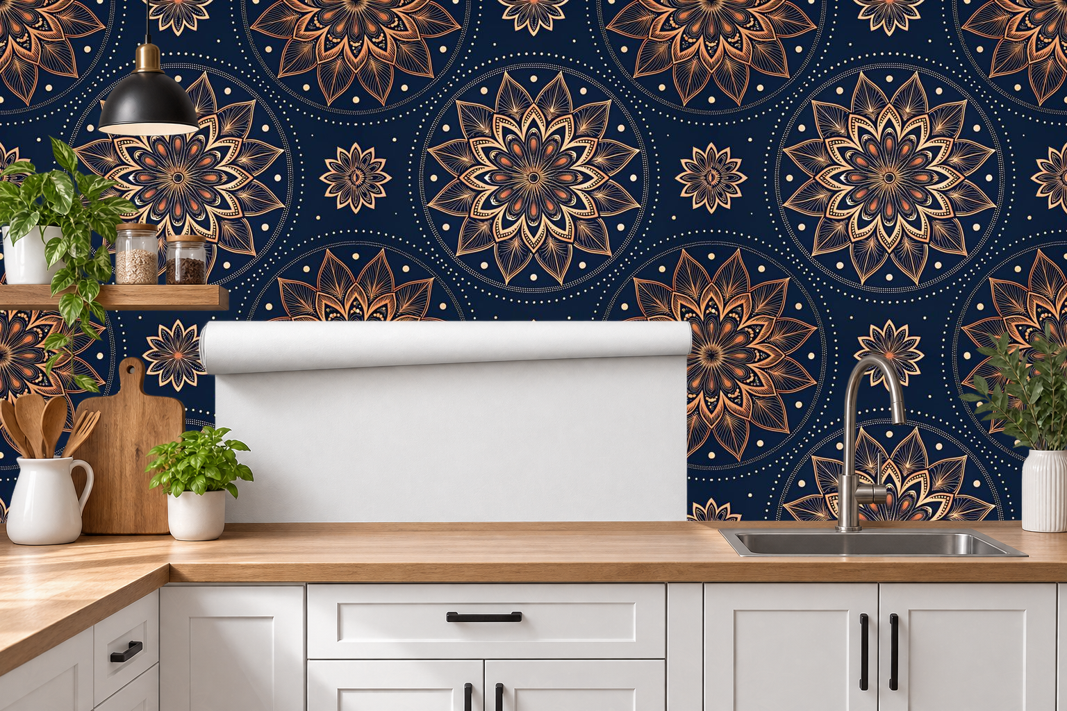 Design 492 — Roll — Kitchen Backsplash