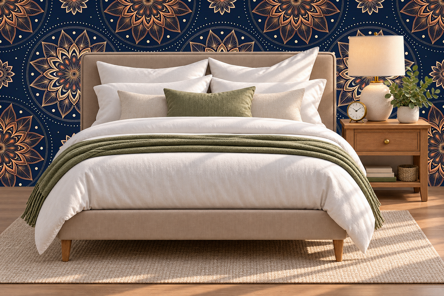 Design 492 — Bedroom — Pillow Close-up