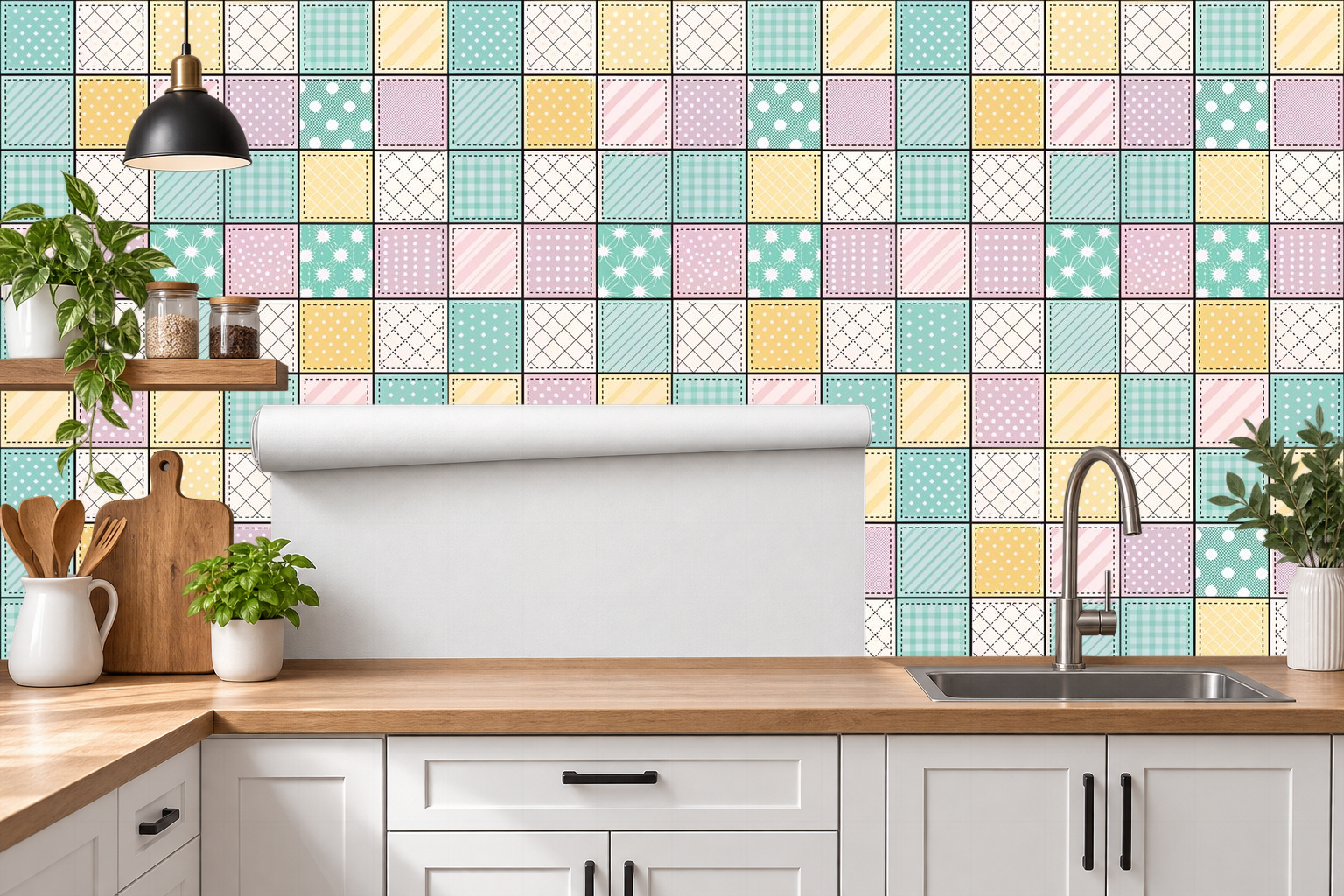 Design 387 — Roll — Kitchen Backsplash